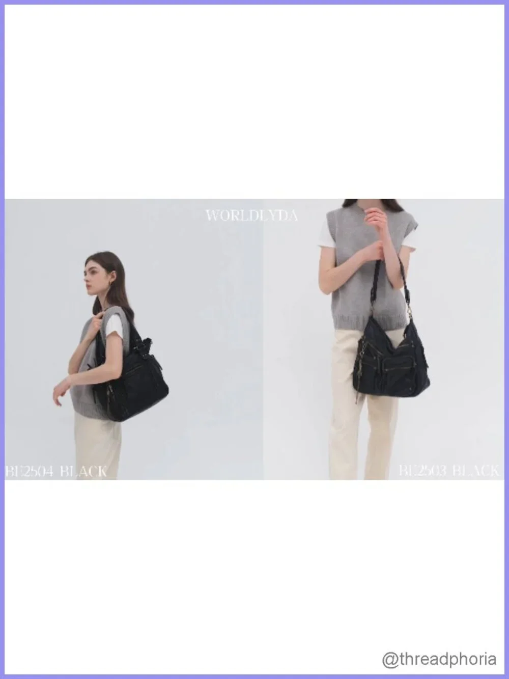 Large Soft Faux Leather Hobo Crossbody Bag Women Tote Shoulder Purse with